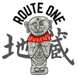 日本文化シリーズ 隻眼の地蔵イラスト Route One