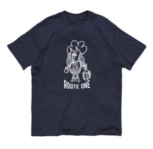 鬼蜂のインチちゃんネイビーTシャツ