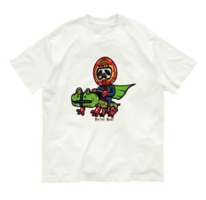 カエルライダー☆マコちゃんオーガニックコットンTシャツ