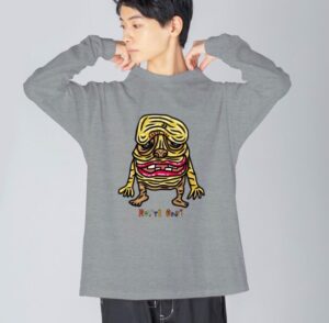 ドロ魔人☆ベトベトンビックシルエットロングTシャツ（カラー