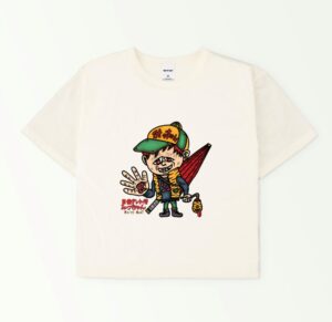 目垂れ小僧☆みっちゃん「キッズ」ビッグシルエットTシャツ